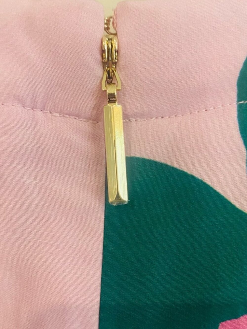 Kate Spade Pink Grand Flora Cupro Cotton Crepe Skirt - Size 2 - Picture 4 of 6